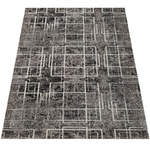 Dywan geometryczny przecierany Panamero 09 szary 80x150 cm