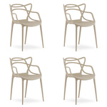 "Krzesło KATO - beż x 4"