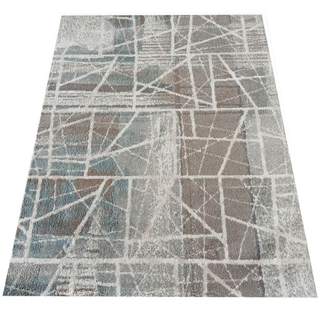Dywan przecierany szary ROXANNE 03 - 120x170 cm