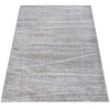 Beżowy dywan w nowoczesnym stylu do salonu - wzór paski ENIGMA 05 - 160x220 cm