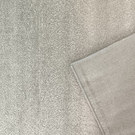 Dywan 80x150 szary jednokolorowy Ladon 05 z efektem 3D do salonu OEKO-TEX