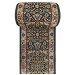 Zielony chodnik na metry Exclusive 02 N – klasyczny wzór z medalionem szer. 60 cm