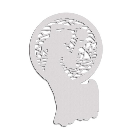 DEKORACYJNY PANEL AŻUROWY, SECESJA, CAMILLE , DEKORACJA ŚCIENNA 3D,ORNAMENT, CZARNY