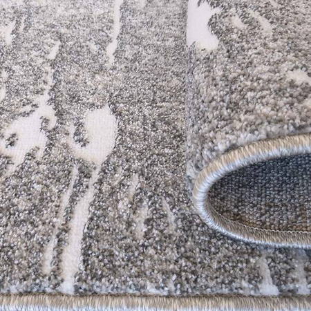 Dywan postarzany wycinany ENIGMA 03 szary 80x150 cm
