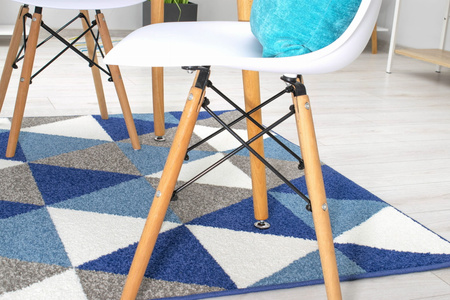 Białe krzesła w stylu skandynawskim OSAKA - Krzesła kuchenne z tworzywa (3 sztuki)