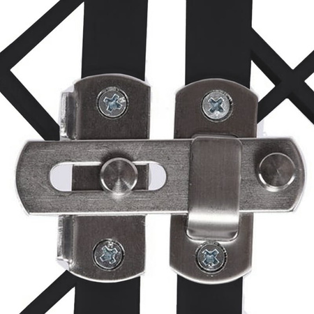 Czarna zagroda dla szczeniąt 90x90cm - Kojec, zagroda, wybieg dla psów