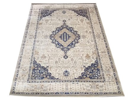 Dywan tradycyjny z rozetą beżowy Milas Soft Shrink PRJ 02B-CB 200x290 cm