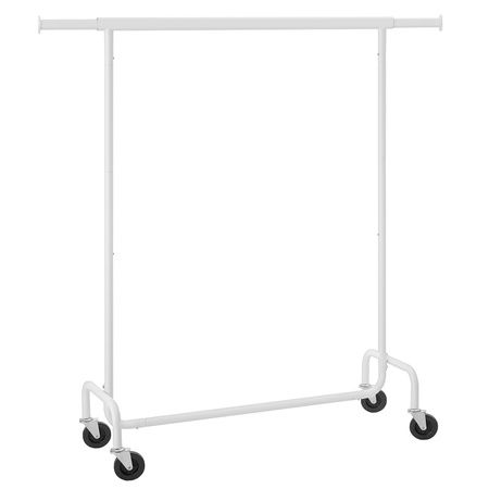 Metalowy stojak na ubrania na kółkach - Biały wieszak na ubrania - SONGMICS HSR011W01V1