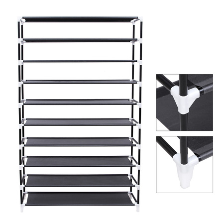 Tekstylna szafa na buty - Metariałowa szafka na buty Organizer - SONGMICS RXJ00H