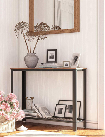 Konsola salonowa Loft - Konsola do przedpokoju - VASAGLE LNT80X