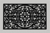 DEKORACYJNY PANEL AŻUROWY FLORELLE, DEKORACJA ŚCIENNA 3D, ORNAMENT,72 x 120 cm, CZARNY