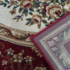Klasyczny ekskluzywny bordowy dywan z rozetą Exclusive 04 N - 80x150 cm