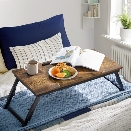 Stolik pod laptopa do łóżka - Podstawka pod laptopa z regulacją nachylenia VASAGLE LLD110B01