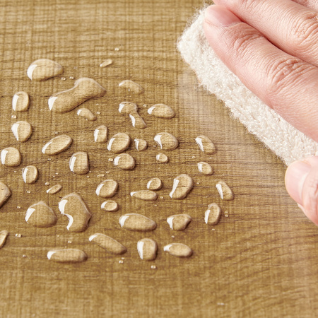 Metalowy stojak na kwiaty, loftowy kwietnik kaskadowy - czarny z 4 dębowymi półkami