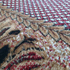 Dywan w kwiaty klasyczny do salonu BCF Alfa 01 czerwony 60x100 cm