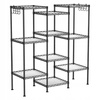 Czarny regał łazienkowy - 5-poziomowa metalowa półka do łazienki - SONGMICS LGR23BK