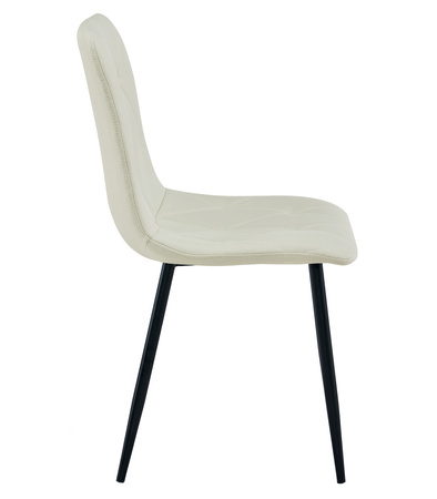 "Krzesło LIBRA - beż materiał / nogi czarne x 1"