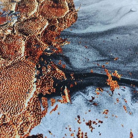 Dywan czarno złoty abstrakcyjny nowoczesny BLACK and GOLD 13 - 60x100 cm