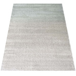 Dywan 200x290 szary jednokolorowy Ladon 05 z efektem 3D do salonu OEKO-TEX