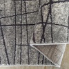 Dywan wycinany do salonu ENIGMA 08 szary 80x150 cm
