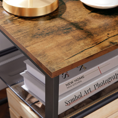 Stolik nocny (2 sztuki) - Nakastlik lub stolik kawowy, pomocniczy VASAGLE LET24X