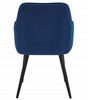 "Krzesło NANA - granat aksamit / nogi czarne x 1"