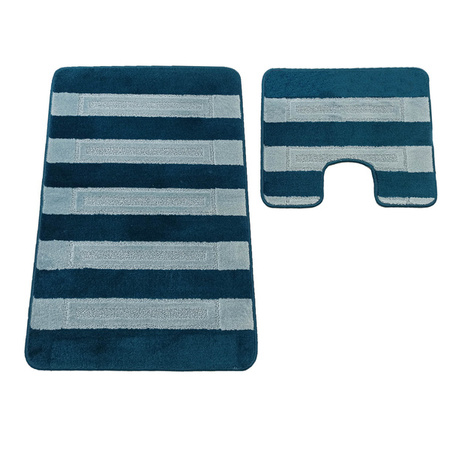 Komplet łazienkowy Montana z wycięciem Said XL Deep Lake Komplet (60 cm x 100 cm i 50 cm x 60 cm)