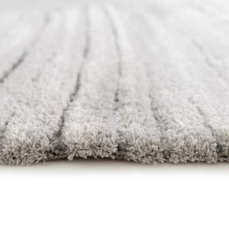 Szary dywan 80x150 / Serenity 01 - Dywan w stylu Glamour, nowoczesny, miękki i pluszowy (cosy)