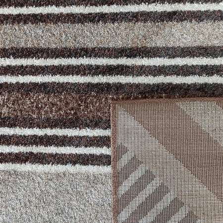 Dywan geometryczny OTTO 03 brązowy 200x290 cm