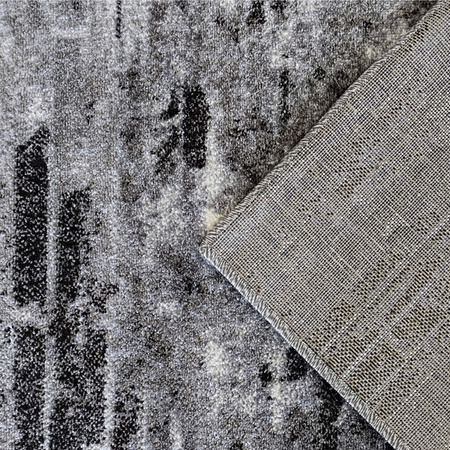 Nowoczesny dywan przecierany imitujący cegłę Panamero 22 szary 80x150 cm