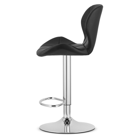 Hoker WEST - ekoskóra czarny / baza chrom