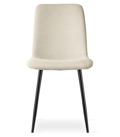 "Krzesło RIFT - beż / nogi kolor czarny x 2"