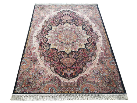 Dywan luksusowy i vintage z akrylu PERS 10 granatowy 150x230 cm