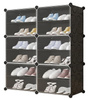 Duża szafka modułowa na buty - 12-poziomowy regał modułowy na buty
