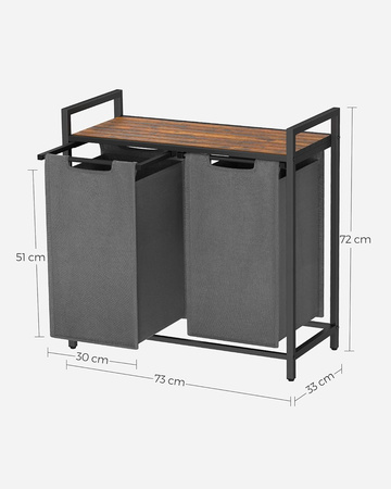 Kosz na Pranie Szafka - BLH201G01