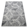 Dywan geometryczny wycinany ENIGMA 04 szary 80x150 cm