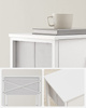 Szafka nocna z szufladą - Biały stolik nocny - Nakastlik - VASAGLE LGS021W14