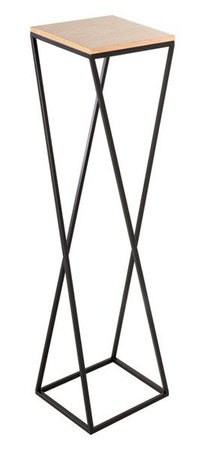 Stojak metalowy geometryczny wielofunkcyjny KLEPSYDRA / postument / kwietnik / wys. 84 cm