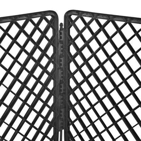 Czarna zagroda dla szczeniąt 90x90cm - Kojec, zagroda, wybieg dla psów