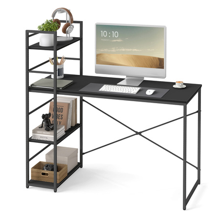 "Biurko Komputerowe MAX 4.0 - czarne / nogi czarne"