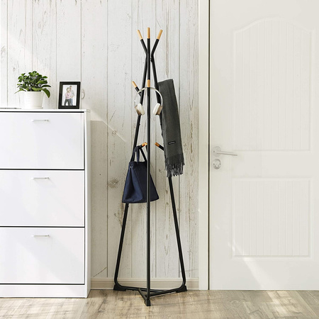 Stojący wieszak na ubrania - Podłogowy wieszak do przedpokoju - SONGMICS RCR15BY