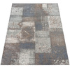 Dywan przecierany vintage szary stalowy ROXANNE - 80x150 cm