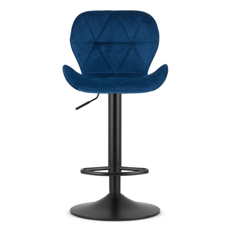 Hoker WEST - aksamit granatowy / baza czarna