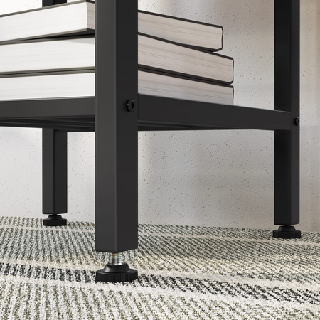 Industrialny wysoki stół barowy do kuchni - VASAGLE LBT013B01