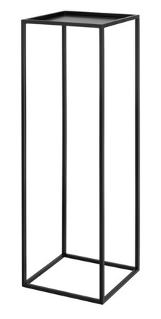 Stojak metalowy industrialny OSTENDE / półka / kwietnik nowoczesny / postument / wys. 93 cm