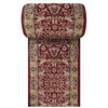 Klasyczny chodnik na metry czerwony z ornamentem Exclusive 02 N szer. 80 cm