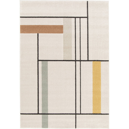 Dywan 160x230 / Ladon 02 - Skandynawski dywan, nowoczesny, geometryczny wzór pastelowy