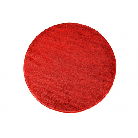 Dywan okrągły czerwony Portofino 60 cm – dywan koło do przedszkola