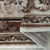 Tradycyjny brązowy dywan do salonu Rozeta Exclusive 04 N - 160x220 cm
