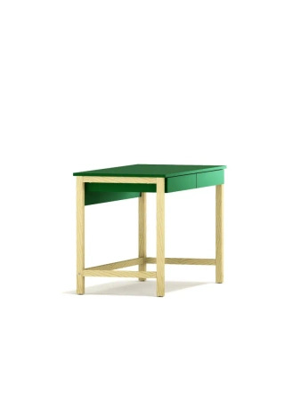 Biurko VERYSIMPL B-MODEL-5 – klasyczne biurko z dwiema szufladami i drewnianym stelażem